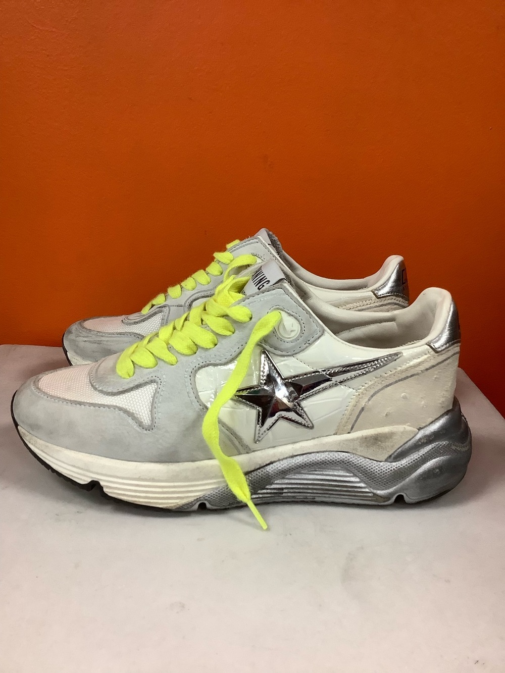 Golden Goose Running Silver Star